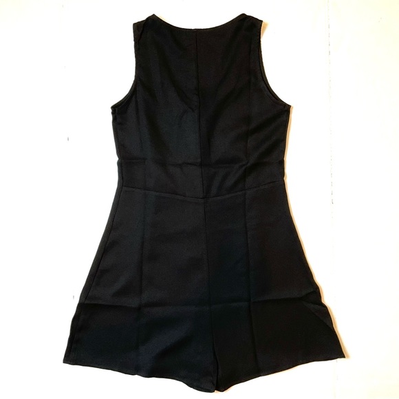 New Shein Button Front Sleeveless Romper XS - Picture 6 of 11